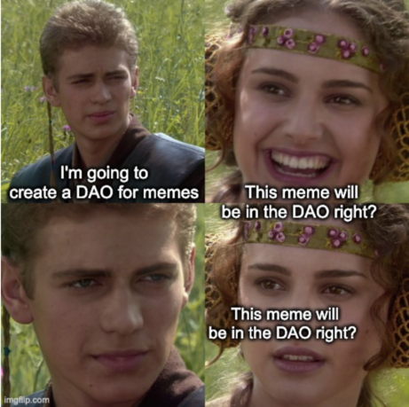 Meme about memes in DAOs